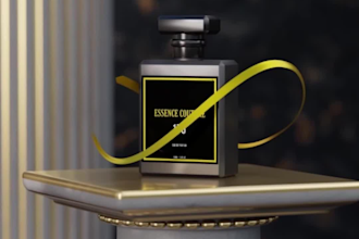 3d perfume animation 3d perfume bottle model 3d product ads video 3d body spray