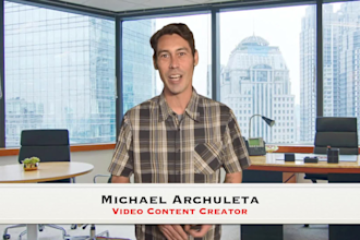 turn your article or blog into a talking head video