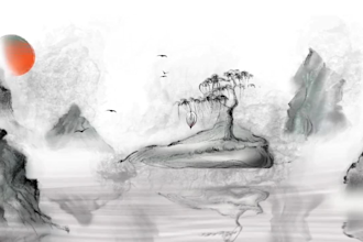 creating chinese traditions art style illustration