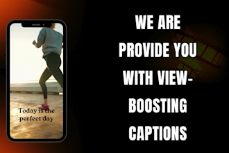 edit instagram reels, tiktok with engaging subtitles and captions