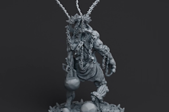 3d model miniatures for 3d printing and injection moulding