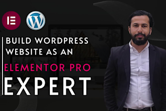 design a modern website with elementor pro as an expert