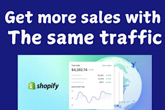 increase your conversion rate of your shopify store  with cro optimization audit