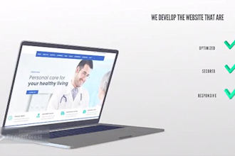 design medical, pharmacy websites with appointment booking and ecommerce