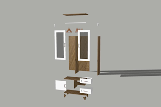 do 3d furniture products in sketchup