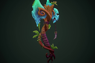 professional 3d modeling and sculpting for video games