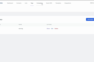 deliver a twilio based SMS and whatsapp marketing web app twilio crm