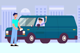 create stickman character animation and designing