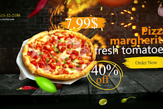 create mesmerizing promo menu slideshow for your restaurant