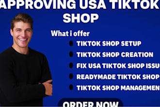 manage USA tiktok shop setup tiktok shop aprove USA tiktok shop for non resident