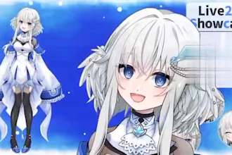 draw live 2d vtuber model, live 2d rigging, vtuber model, vtuber commission
