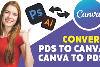 convert canva to psd editable or photoshop to canvas