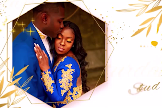 make wedding invitation video for you