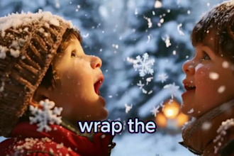 design relaxing christmas music videos for your youtube promotion