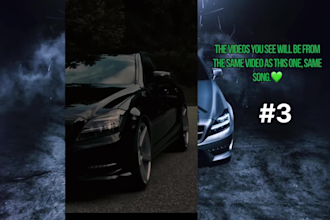 edit car video with effects for reels and tiktok