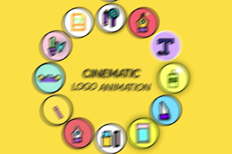 create cinematic 2d logo animation