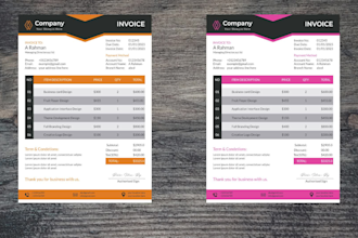 create custom invoice, leather heads, memo, digital fillable, order form, price