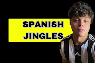 produce a jingle professional looking in any musical