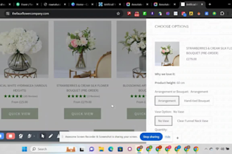 design modern indoor plant website flower store home decor website indoor plant