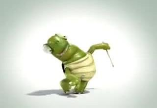 make this funny turtle dance and get CRAZY and show your logo or text