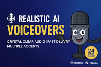 generate realistic ai voice over text to speech in 24 hours