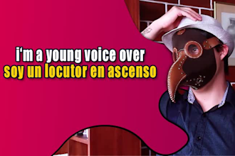 record a latin male voice over