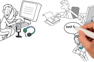 create whiteboard animations in 1 day