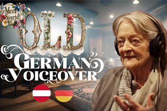 record your charming old lady voice over