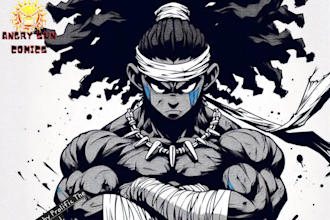create powerful comic book art with bold characters
