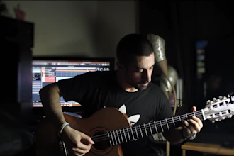 play acoustic guitar rhythm or solo for you in any style