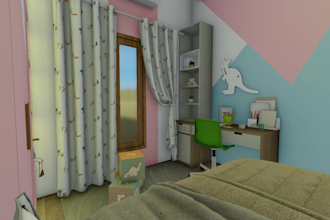 realistic 3d interior rendering
