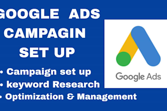 setup and manage google ads adwords ppc campaigns