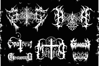 design heavy metal or extreme metal logo for your band