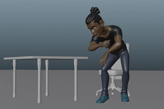 make 3d animation in maya with your 3d character
