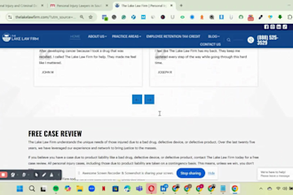 design a stunning notary, legal firm, or attorney website