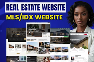 design a responsive idx real estate wordpress website