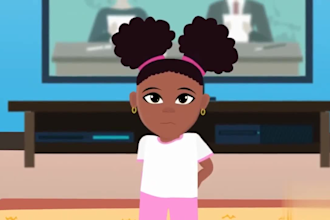 do 2d kids video, 2d animation, cartoon video, 2d cartoon images, podcast intro