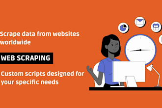 do python web scraping, data mining, and data scraping for you