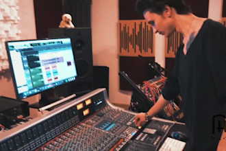 analog mixing and mastering on SSL console