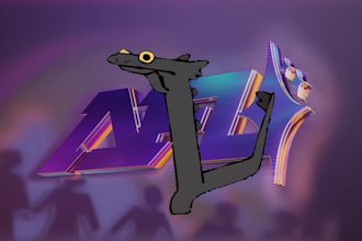 make y2k 3d logo animations for your clothing brand