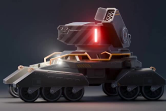 design high detail hard surface 3d models in blender maya for game 3d printing
