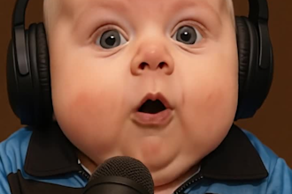 create viral ai baby podcast ai baby talking video ai reels ai news
