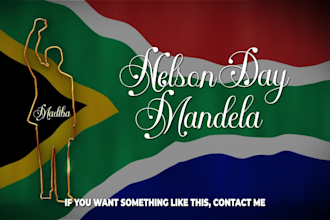 make a nelson mandela day video greeting