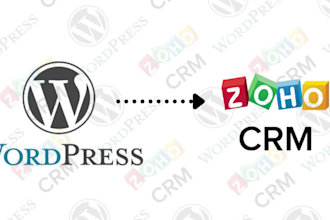 make a zoho CRM and wordpress website connection