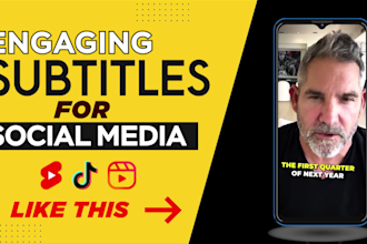 add engaging subtitles and captions to your short videos