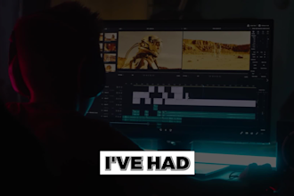 professional faceless youtube video editing with stock footage