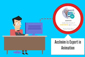 make a superb 2d animation and infographic video