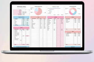 do excel spreadsheet and google spreadsheet, finance, expense or budget tracker