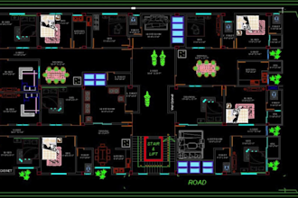 design and redraw your 2d and 3d house plan using autocad