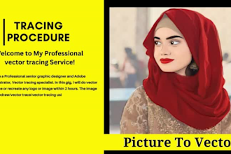 trace,convert,redraw,recreate logo or image in vector within 2 hrs